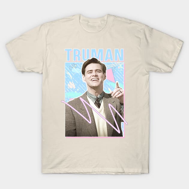 Truman /// Retro design T-Shirt by HectorVSAchille